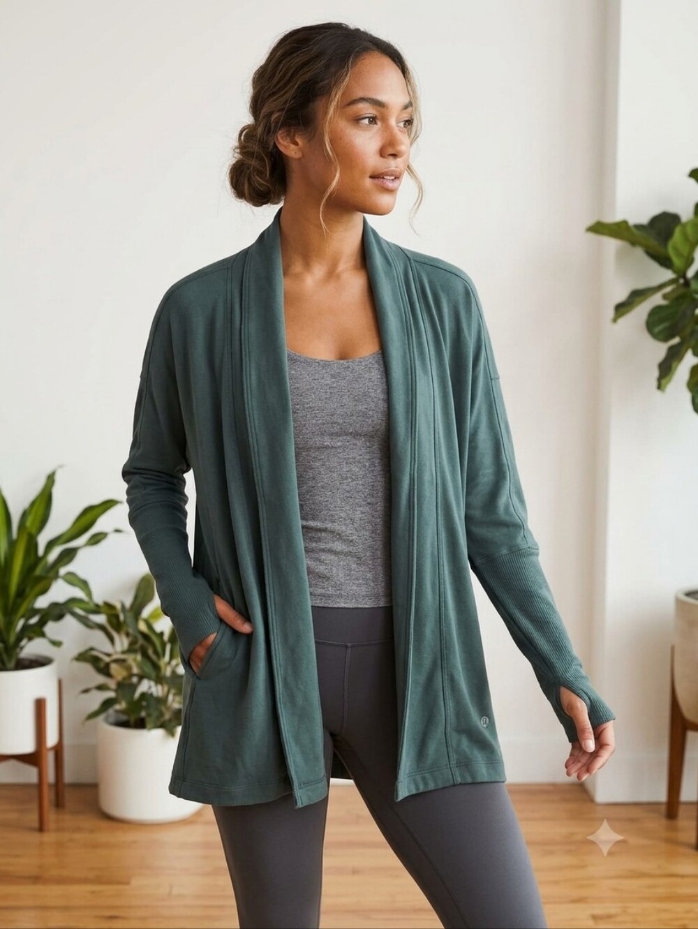 Lululemon Ready to Roll Wrap Sweater – Size 6